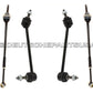 JAGUAR S-TYPE REAR SWAY STABILIZER BAR TORQUE TOE TIE ROD LINKS 1999-2002 SET 4