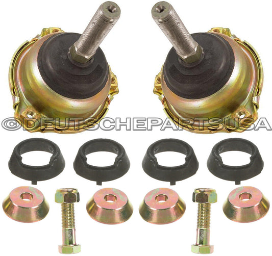 MERCEDES W123 CASTER BALL JOINT BUSHING TRACK GUIDE ROD RODS MOUNT REPAIR KIT 4
