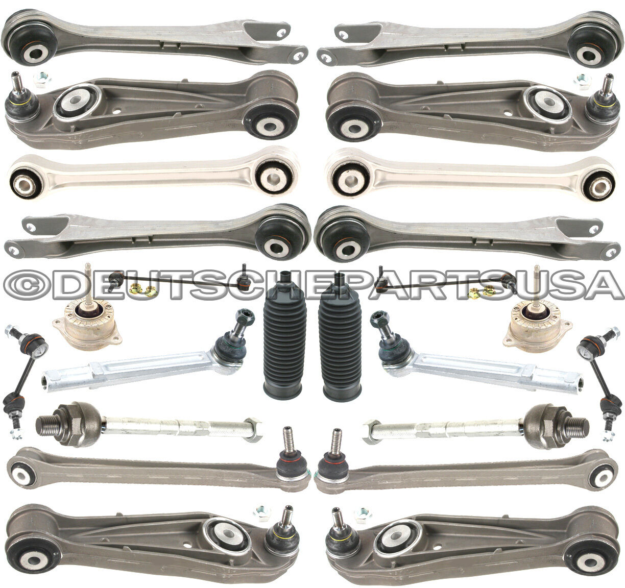 PORSCHE 911 996 C4 4S Control Arm Ball Joint + Strut Mounts SUSPENSION KIT 28