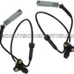 FRONT AXLE LEFT + RIGHT WHEEL ABS SPEED SENSORS 34521182159 SET for BMW E39 528i