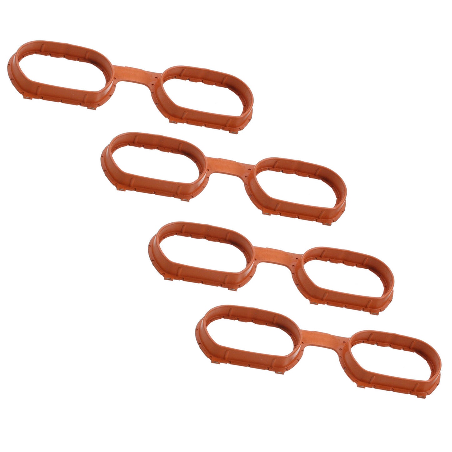 Intake Engine Manifold Cover Gasket for BMW 540i 740i 740iL X5 11611433328 SET 4