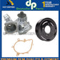 WATER PUMP METAL IMPELLER, GASKET & ALUMINIUM PULLEY for BMW E31 E38 540i X5 Z8