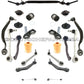 FRONT + REAR CONTROL ARMS TIE RODS MOTOR STRUT MOUNTS SUSPENSION KIT for BMW E38