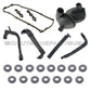 CRANKCASE VENT VALVE + BREATHER HOSE KIT VALVE COVER GASKET for BMW E46 320 325i