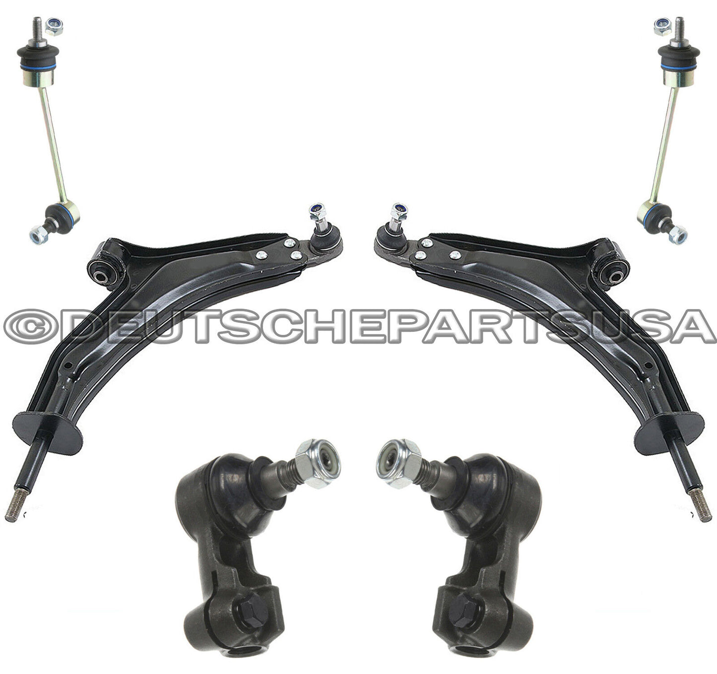 LAND ROVER FREELANDER CONTROL ARM BALL JOINT TIE ROD RODS KIT 02 03 04 05