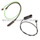 FRONT REAR BRAKE PAD WEAR SENSORS 34352227385 34351181342 PAIR for BMW E36 M3