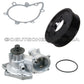 WATER PUMP W/ METAL IMPELLER + GASKET + ALUMINIUM PULLEY for BMW E38 E31 740i