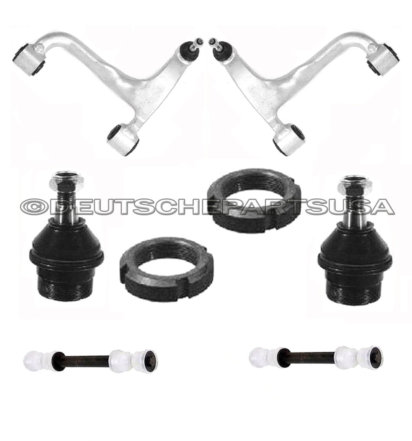 MERCEDES W163 ML320 ML350 ML430 Rear Control Arm Arms Ball Joint Sway Bar Kit 6