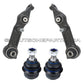 Mercedes W211 Front Left Right Lower Control Arm Arms Ball Joint Joints SET 4 PC