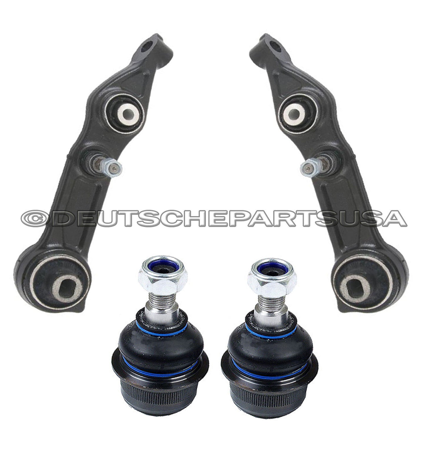 Mercedes W211 Front Left Right Lower Control Arm Arms Ball Joint Joints SET 4 PC