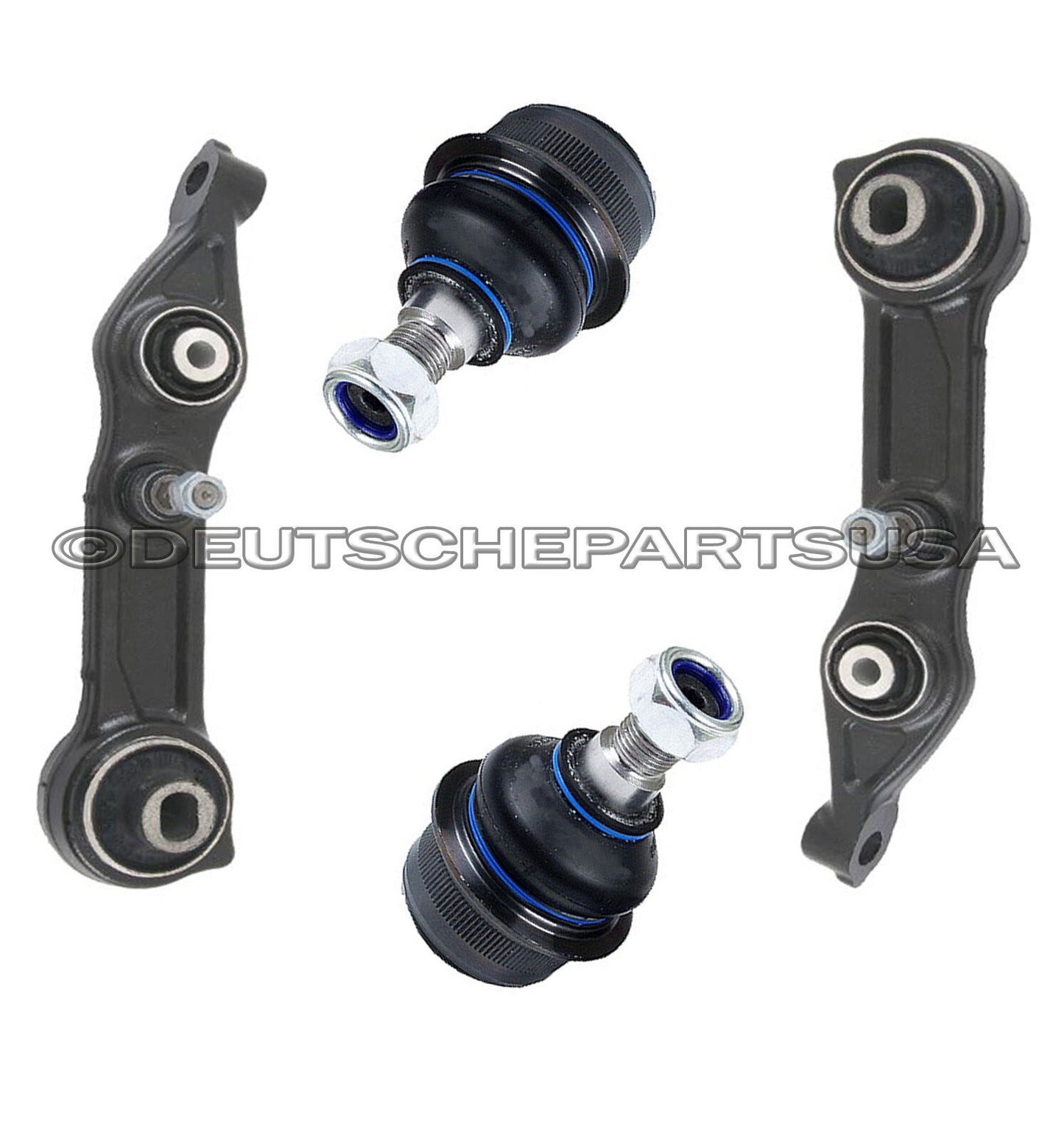 Mercedes W211 Front Left Right Lower Control Arm Arms Ball Joint Joints SET 4 PC