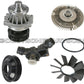 WATER PUMP + PULLEY + FAN CLUTCH + BLADE + THERMOSTAT COOLING for BMW E46 X5 Z3