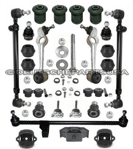 MERCEDES W123 TRACK GUIDE CONTROL ARM BALL JOINT ENGINE MOUNT SUSPENSION Kit 25