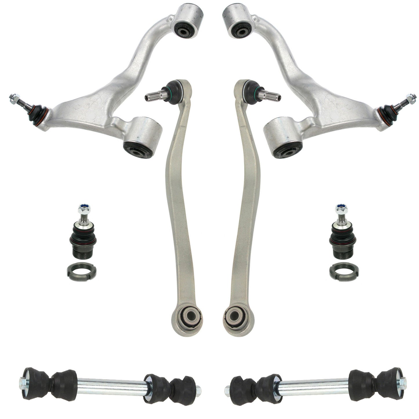 MERCEDES W163 ML Rear Control Arm Arms Ball Joint Tie Rod Rods Sway Bar Kit 8