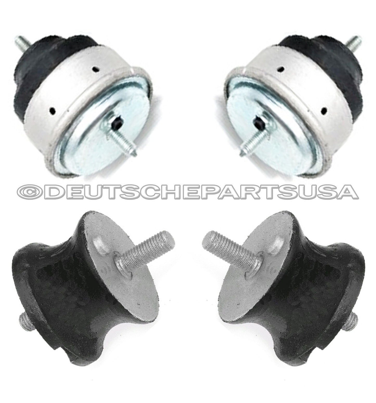 Engine Motor Transmission Mounts 4 SET 99 2000 01 02 03 04 05 for BMW E46 330D