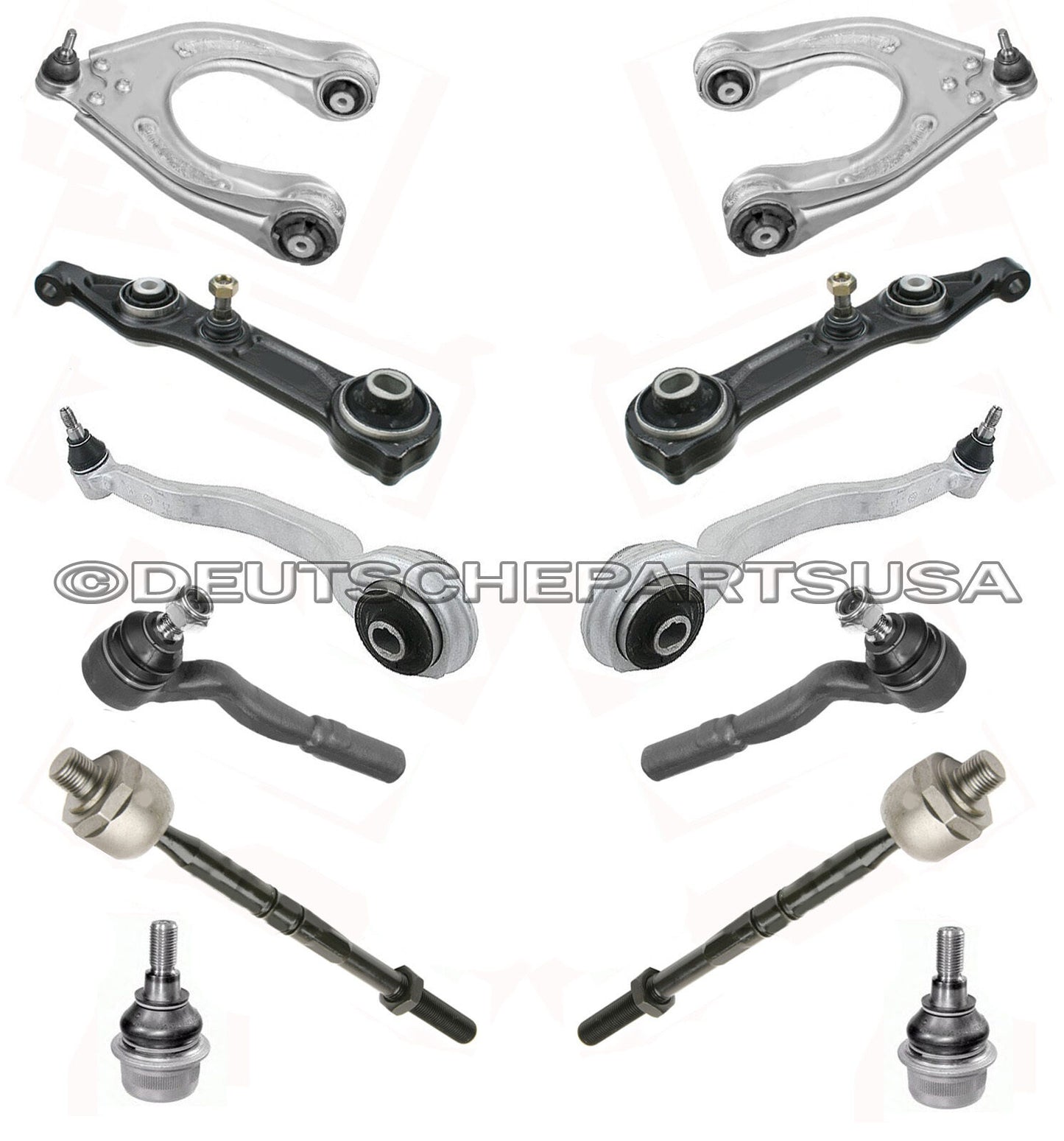 Mercedes W211 E320 E350 E500 Control Arms Ball Joint Joints inner Outer Tie Rods