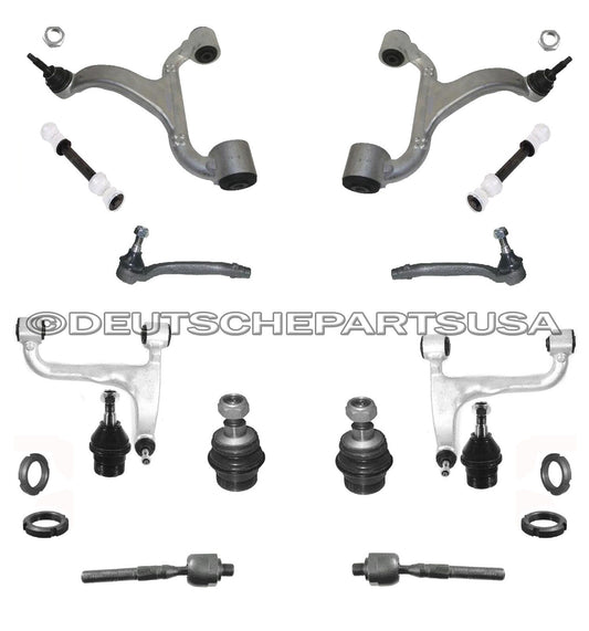 Mercedes W163 Front & Rear Control Arm Ball Joint Bushing Tie Rod Suspension Kit
