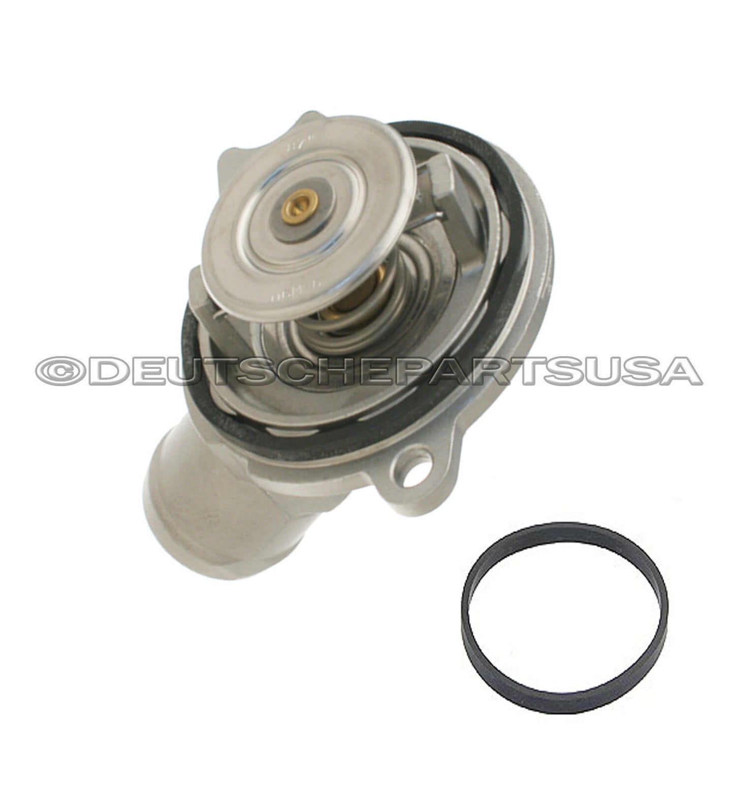 MERCEDES W220 W211 W210 W163 W203 COOLANT THERMOSTAT + COVER FLANGE # 1122030275