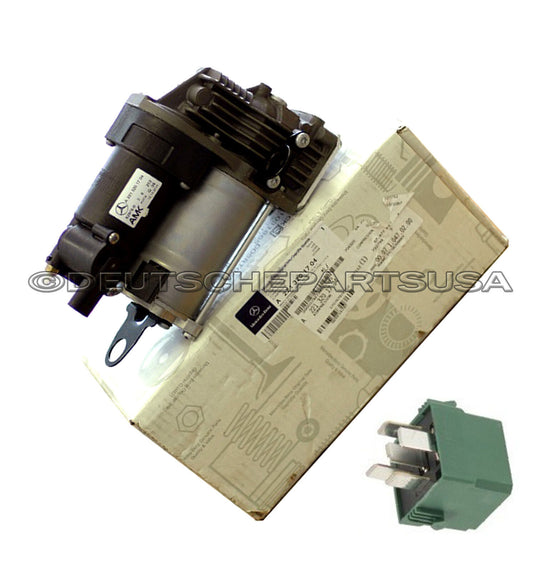MERCEDES OE W221 W216 S CL AIR PUMP SUSPENSION COMPRESSOR + RELAY 2213201704