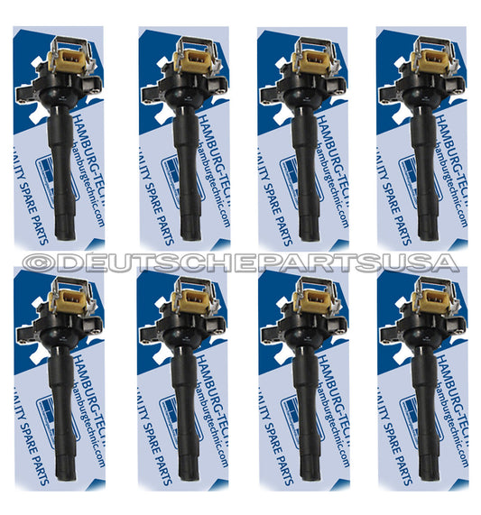 LAND RANGE ROVER V8 4.4 4.4L Ignition Coil Coils Pack Set 8 LR0 22494 2003 04 05