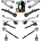 Mercedes W211 OEM SUSPENSION COMPRESSOR + Control Arm Ball Joint Tie Rod Kit