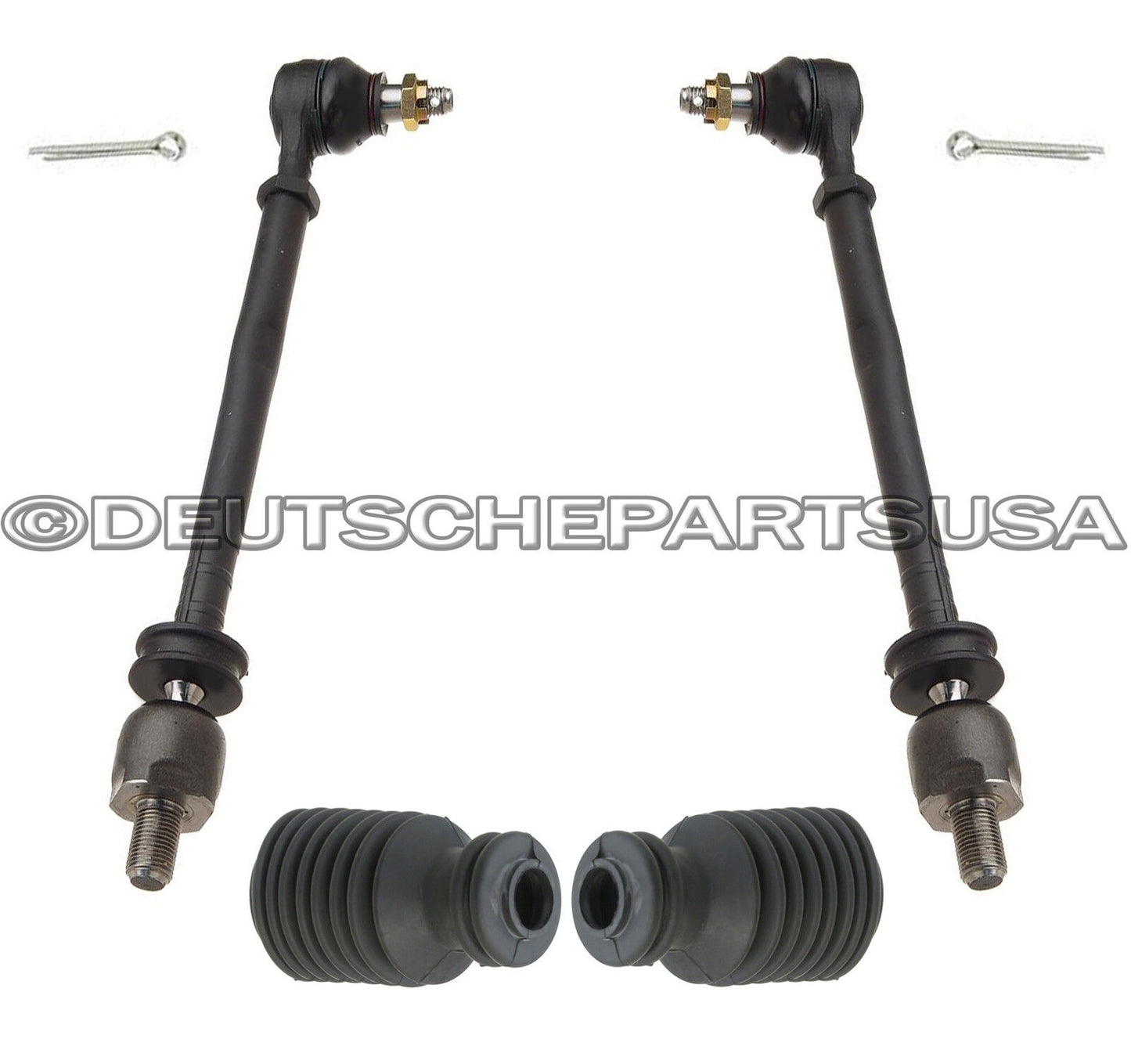 Steering Tie Rod Rods + Rack Boot Boots for Porsche 928 928S S 92834703110 SET 4