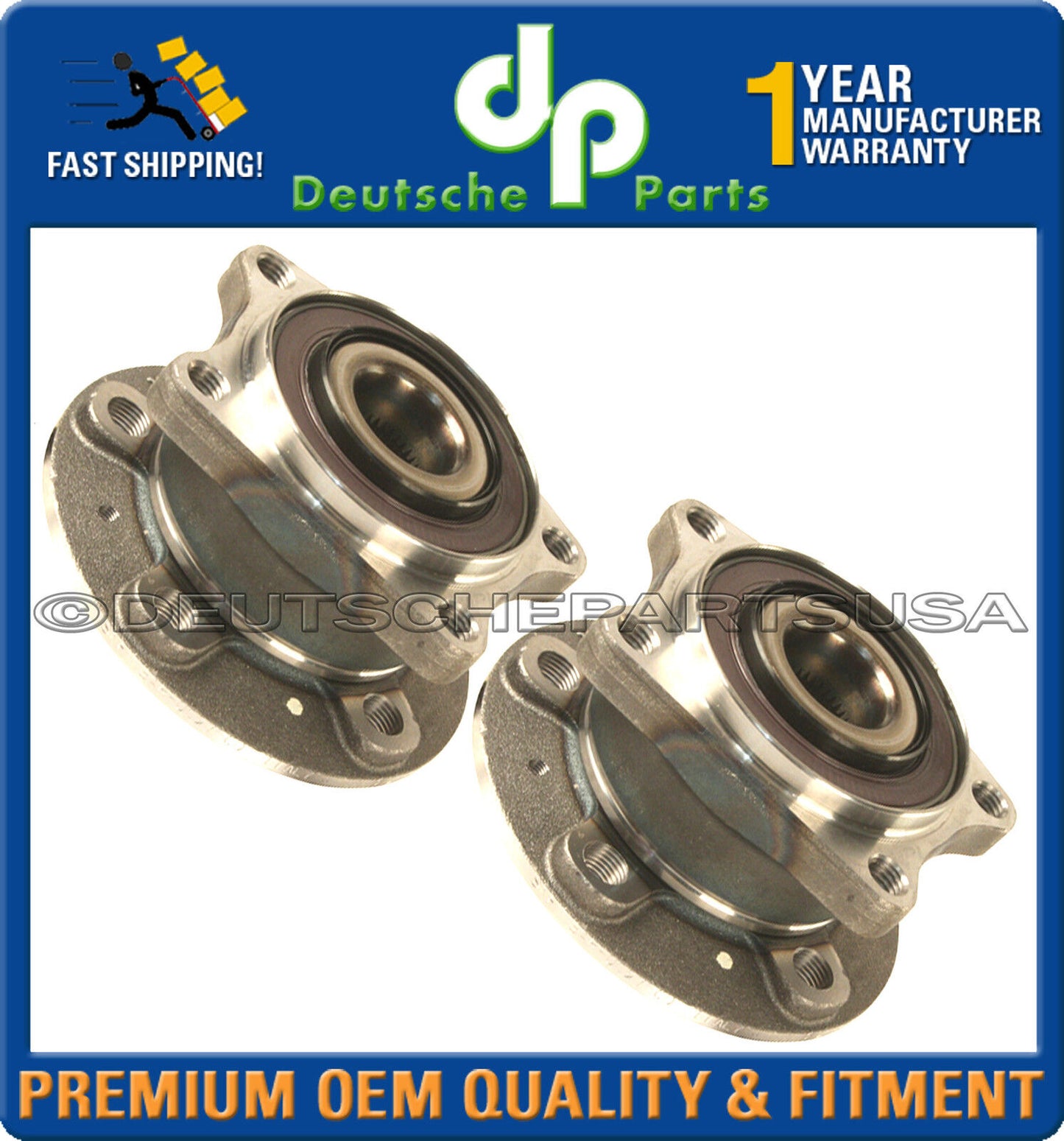 Volvo XC90 XC 90 Rear Left Right Wheel HUB HUBS Bearing Bearings ASSEMBLY SET 2