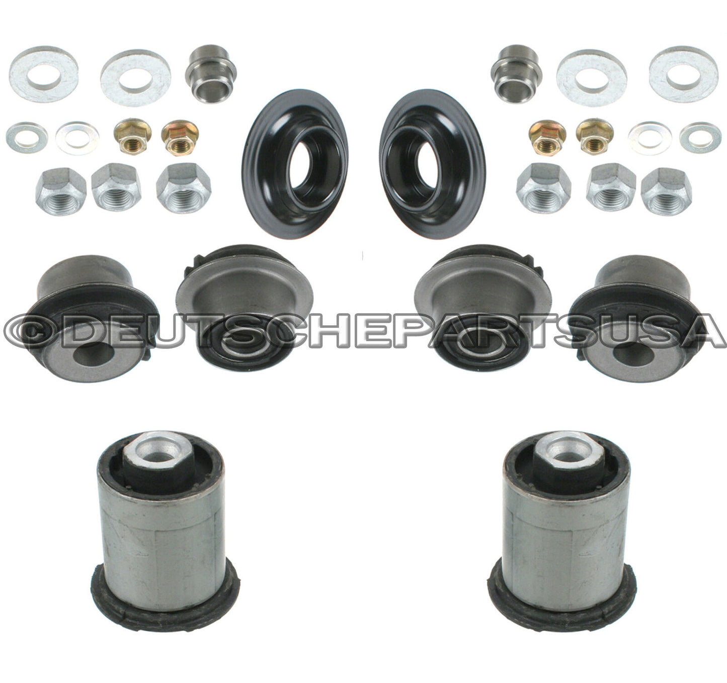 MERCEDES CLK200 CLK230 LOWER CONTROL ARM BUSHING KIT 96 97 98 99 2000 01 02 03