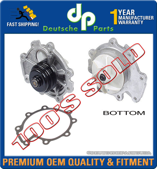 JAGUAR X-TYPE 2.5 3.0 V6 WATER PUMP METAL IMPELLER + PULLEY + GASKET C2S43292