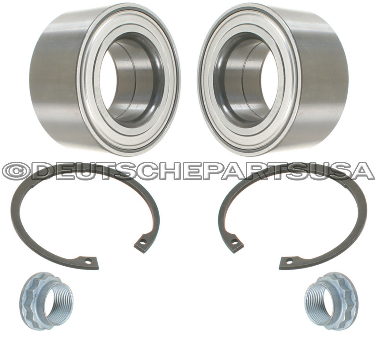 MERCEDES W210 E320 4MATIC 4-MATIC FRONT WHEEL BEARING KIT 210 330 01 51 SET 2