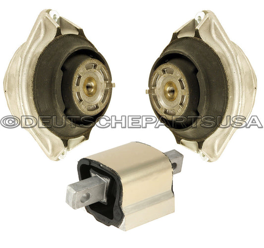 Mercedes W140 S-Class SL500 S420 Engine Motor Transmission Mount Mounts Set 3