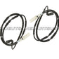REAR BRAKE PAD WEAR SENSOR INDICATOR SET for BMW 128i M3 335i 323i 328i 325i L+R