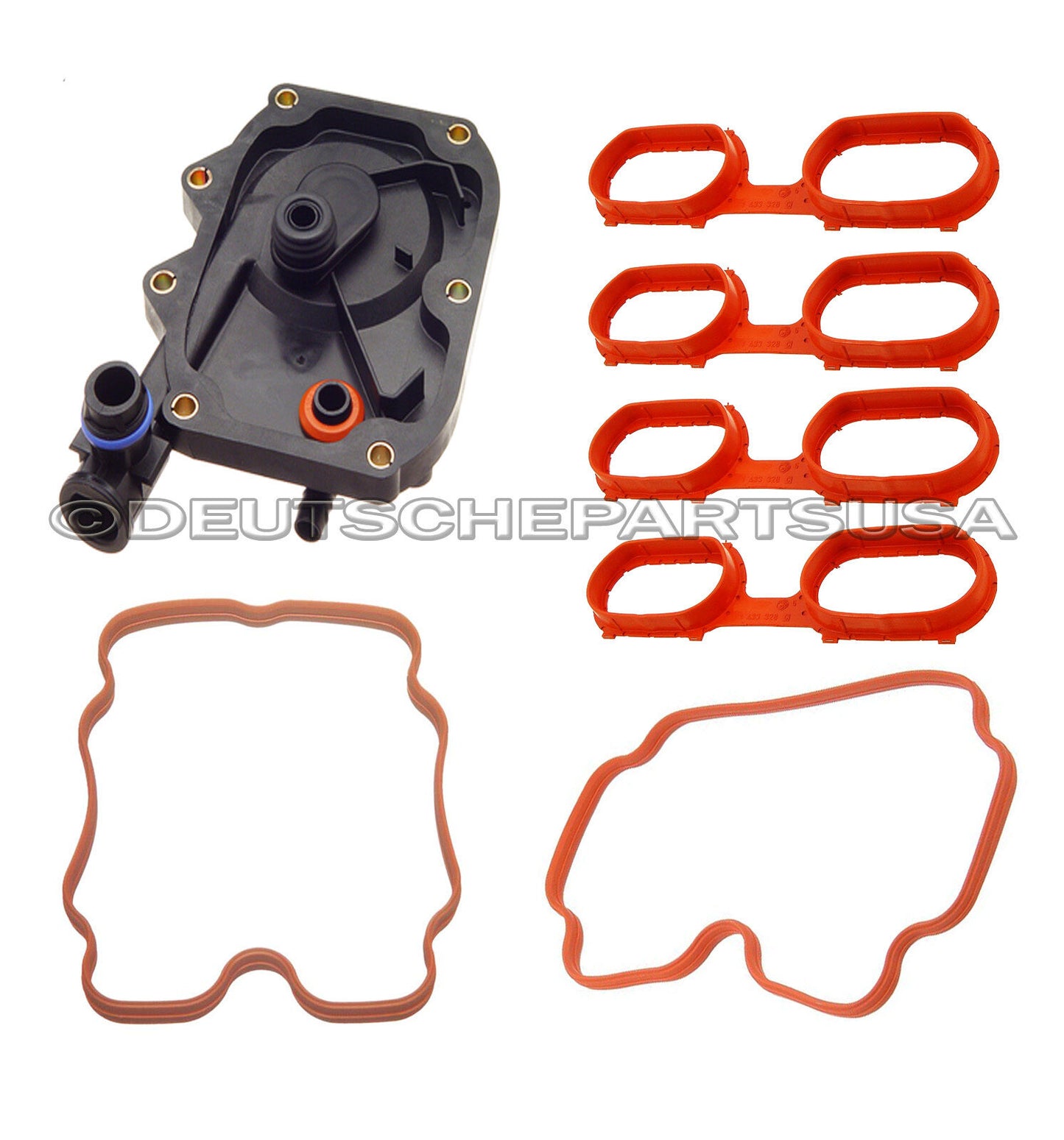 Vaccum Control Valve Intake Manifold Cover + Gasket Kit for BMW E31 E38 E39 540i