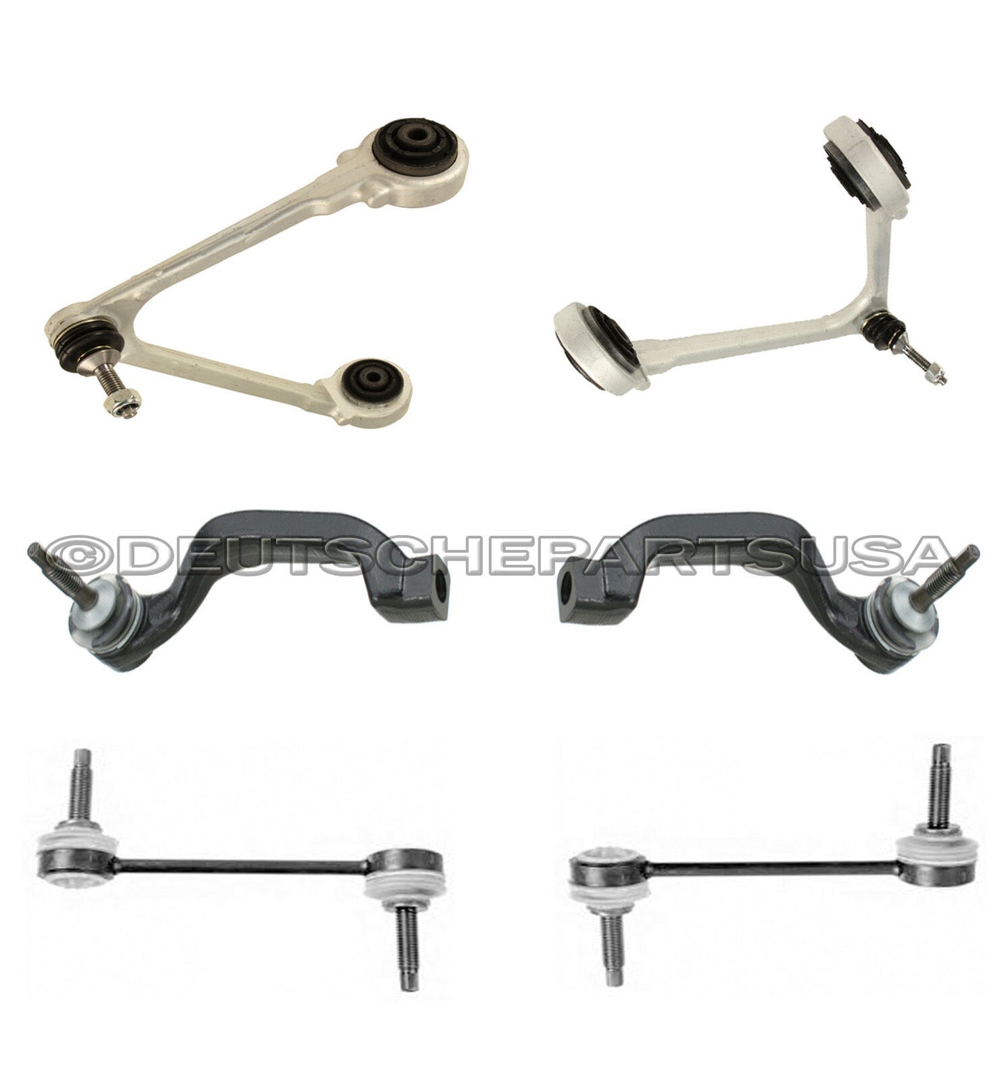 LINCOLN LS Front Upper Control Arm Ball Joint + Tie Rod Sway Bar Links SET 6